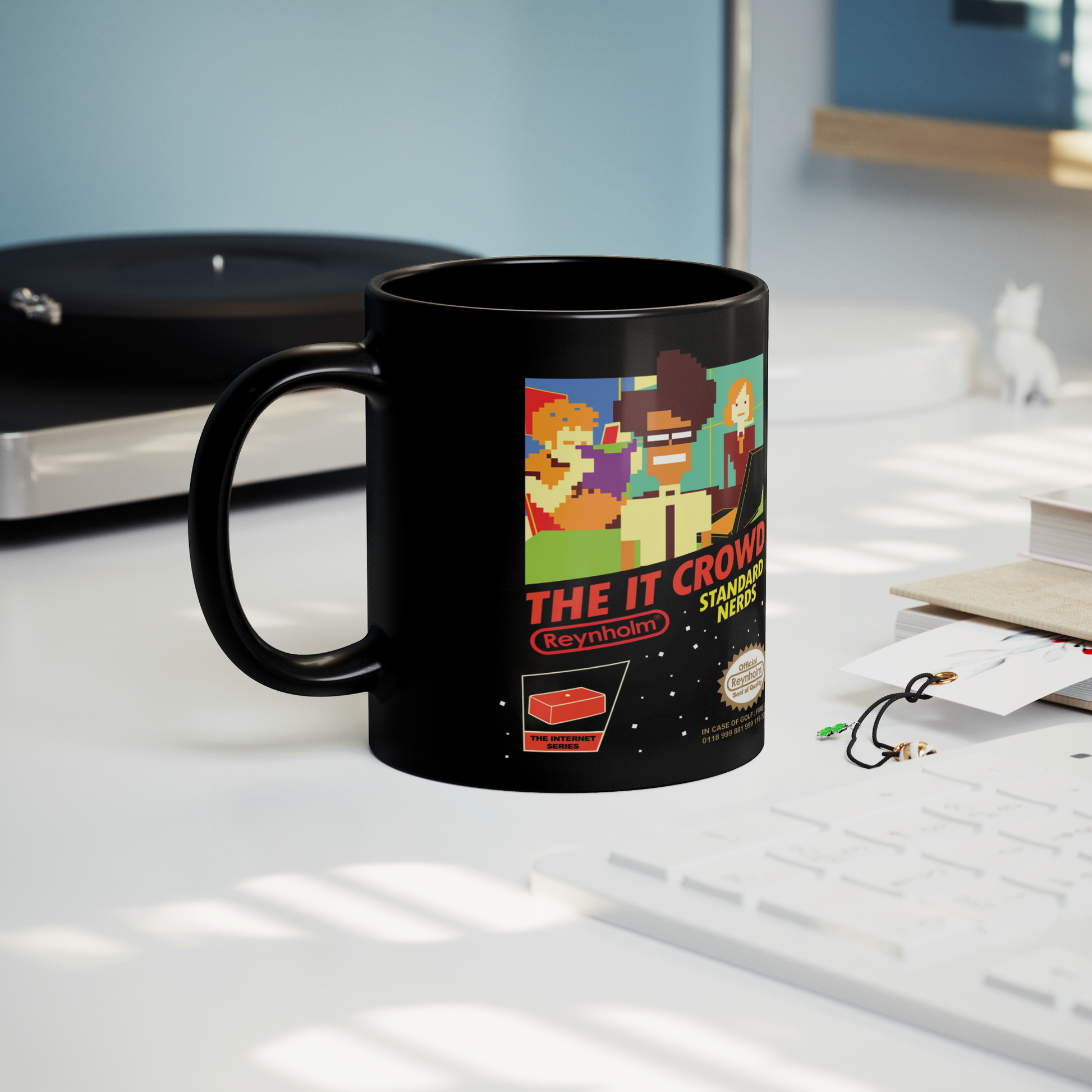 The_IT_Crowd_NES_-_11oz_Mug_Lifestyle_Record_Player_Mockup.png