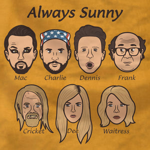 Always Sunny Cast - Ladies Tee