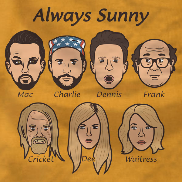 Always Sunny Cast - T-Shirt