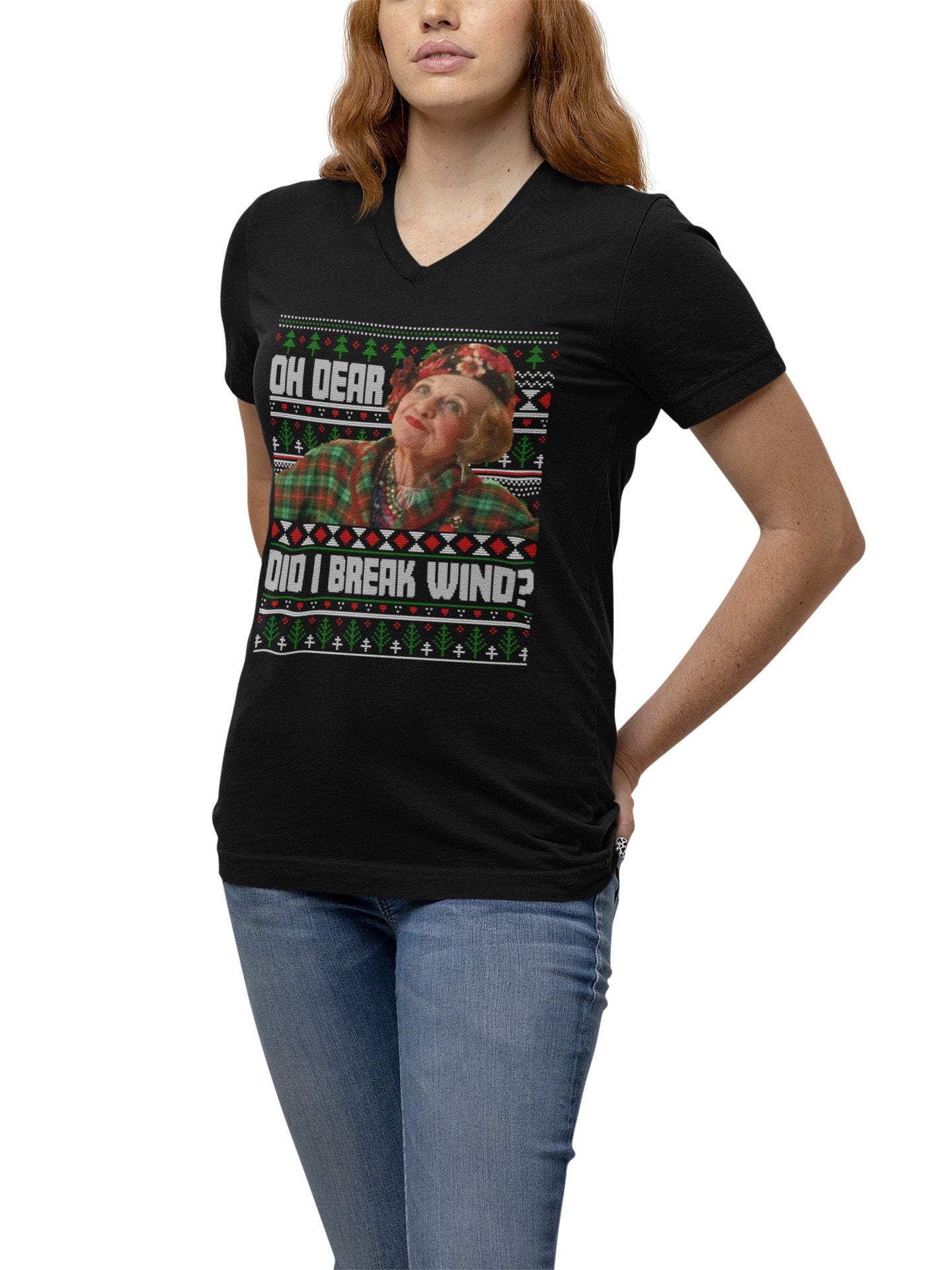 Aunt Bethany Christmas Vacation - Ladies V-Neck Tee