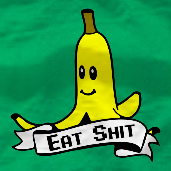 Banana Peel Mario Kart - T-Shirt