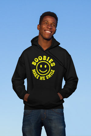 Boobies Make Me Smile - Hoodie