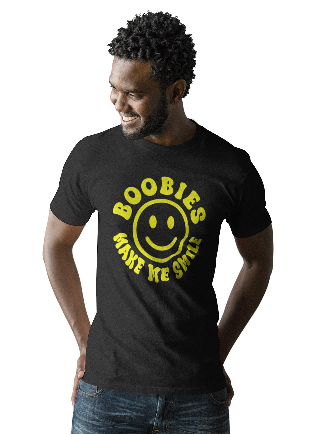 Boobies Make Me Smile - T-Shirt