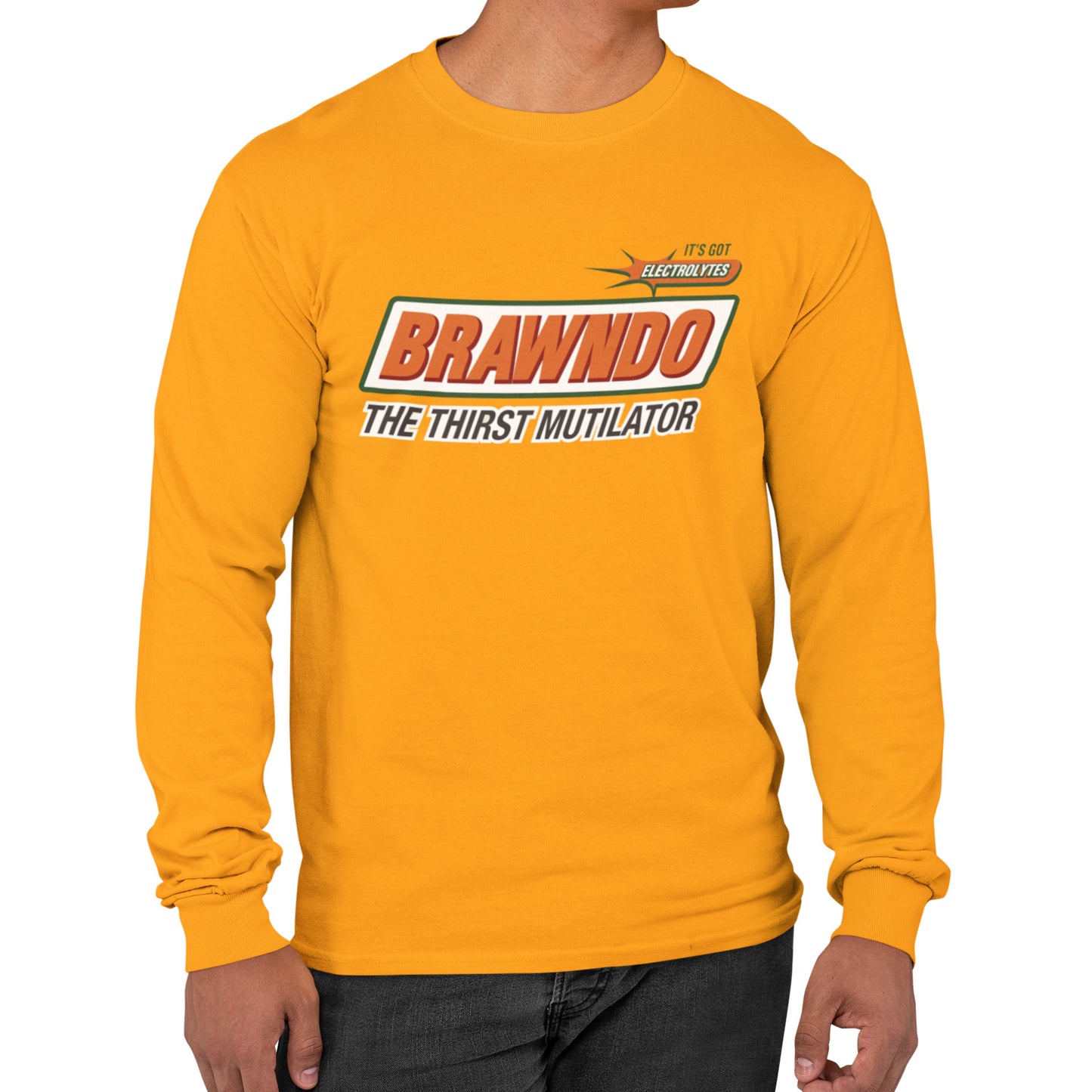 Brawndo The Thirst Mutilator - Long Sleeve Tee