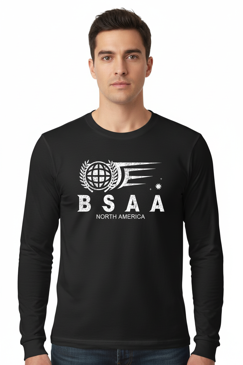 BSAA Resident Evil (Distressed) - Long Sleeve Tee - Absurd Ink