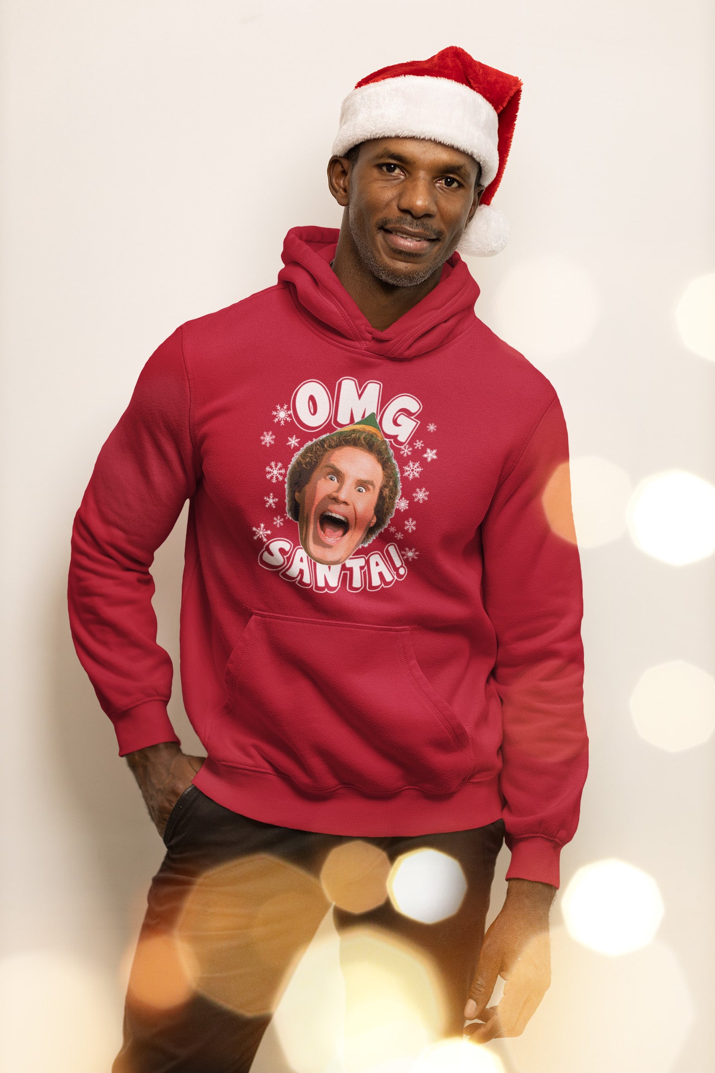 Buddy The Elf OMG Santa - Hoodie