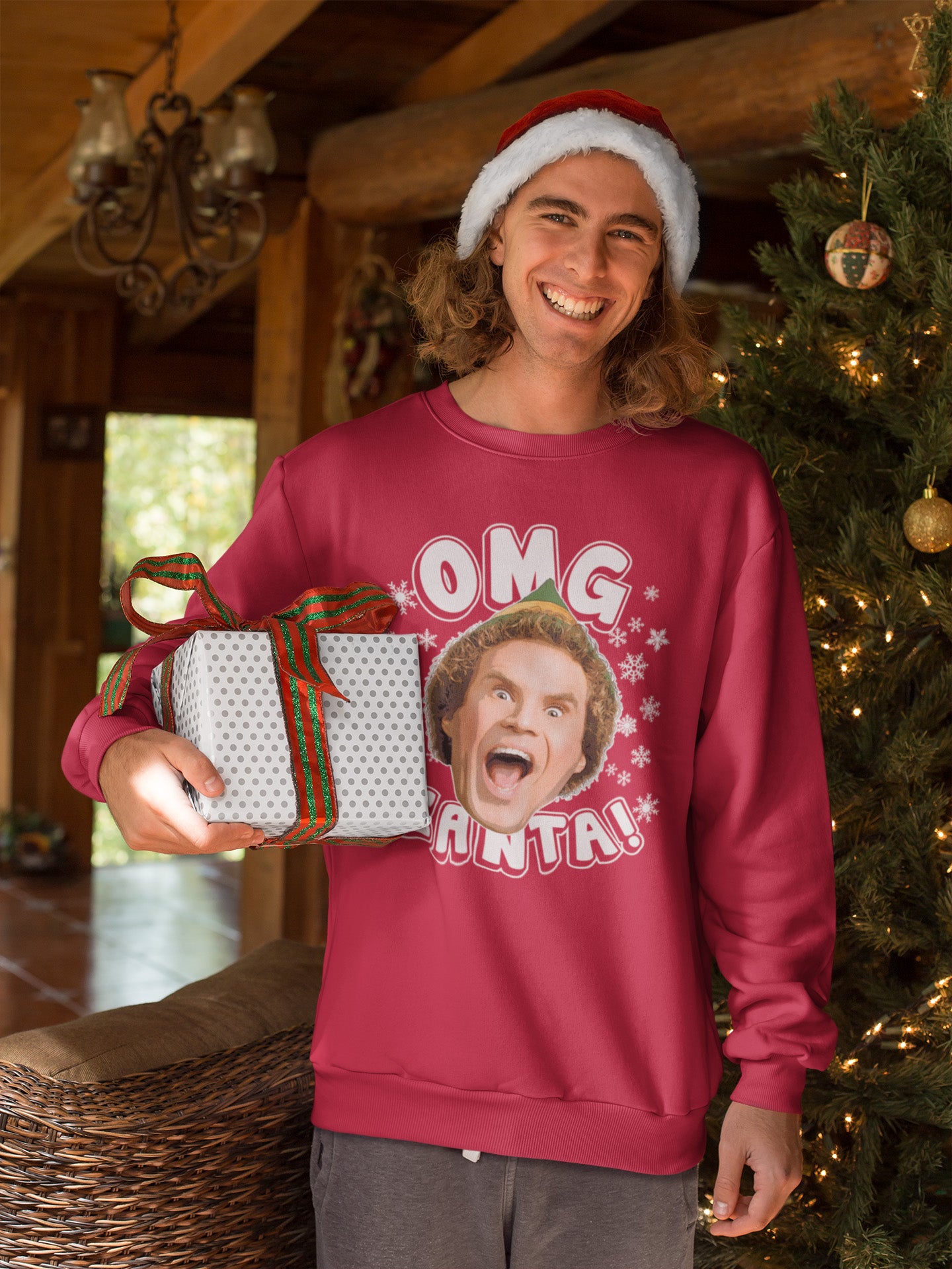 Buddy The Elf OMG Santa - Sweatshirt