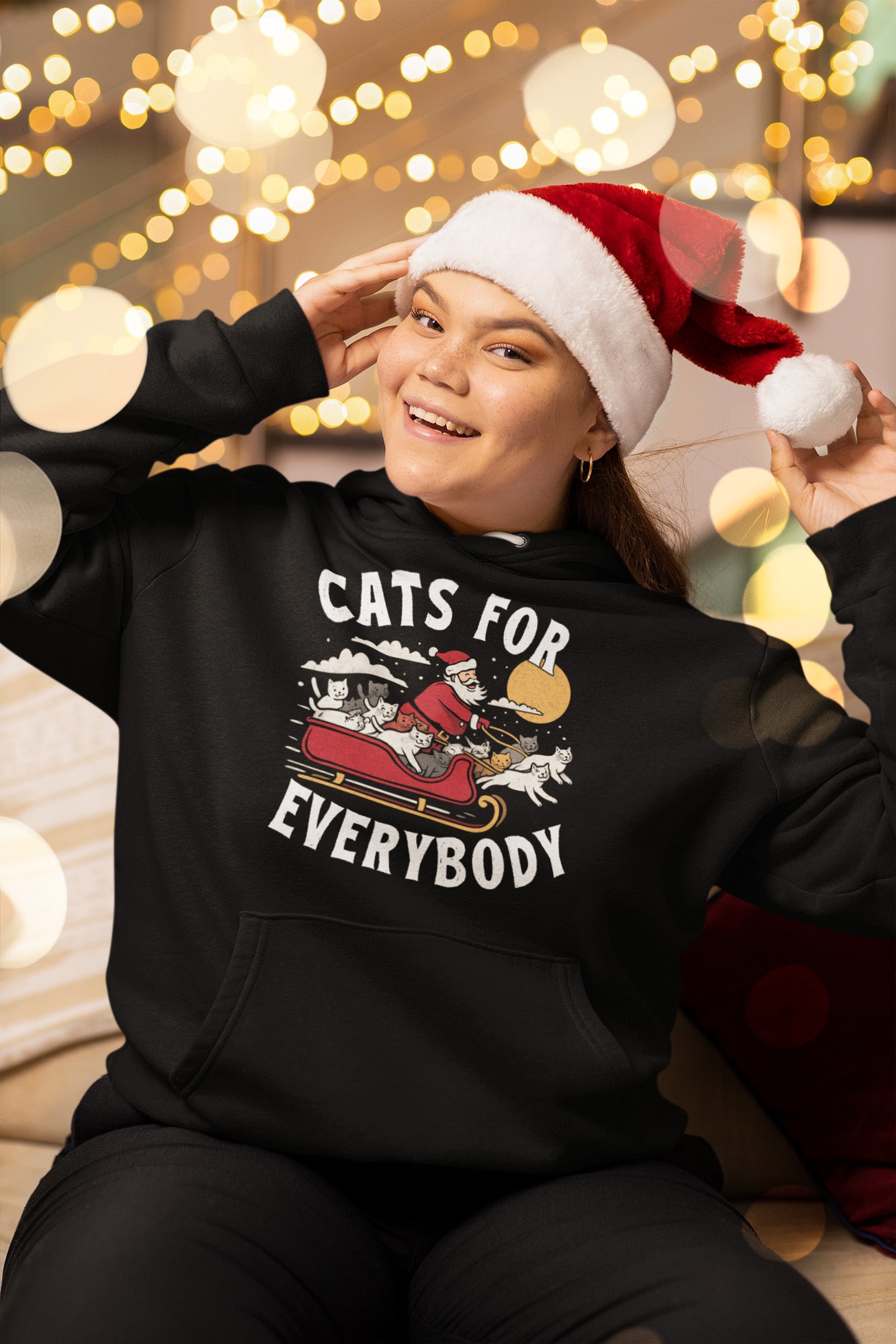 Cats For Everybody Christmas - Hoodie