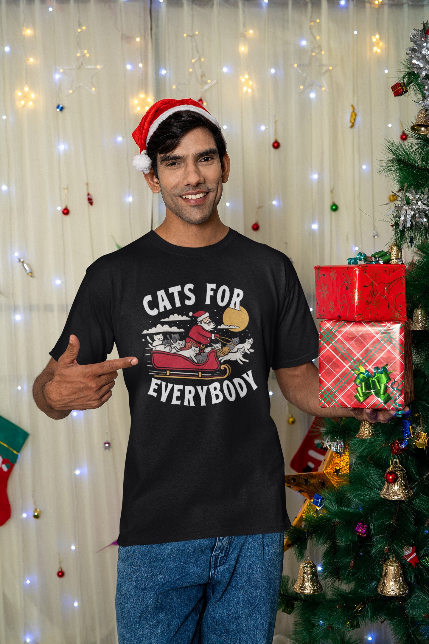 Cats For Everybody Christmas - T-Shirt