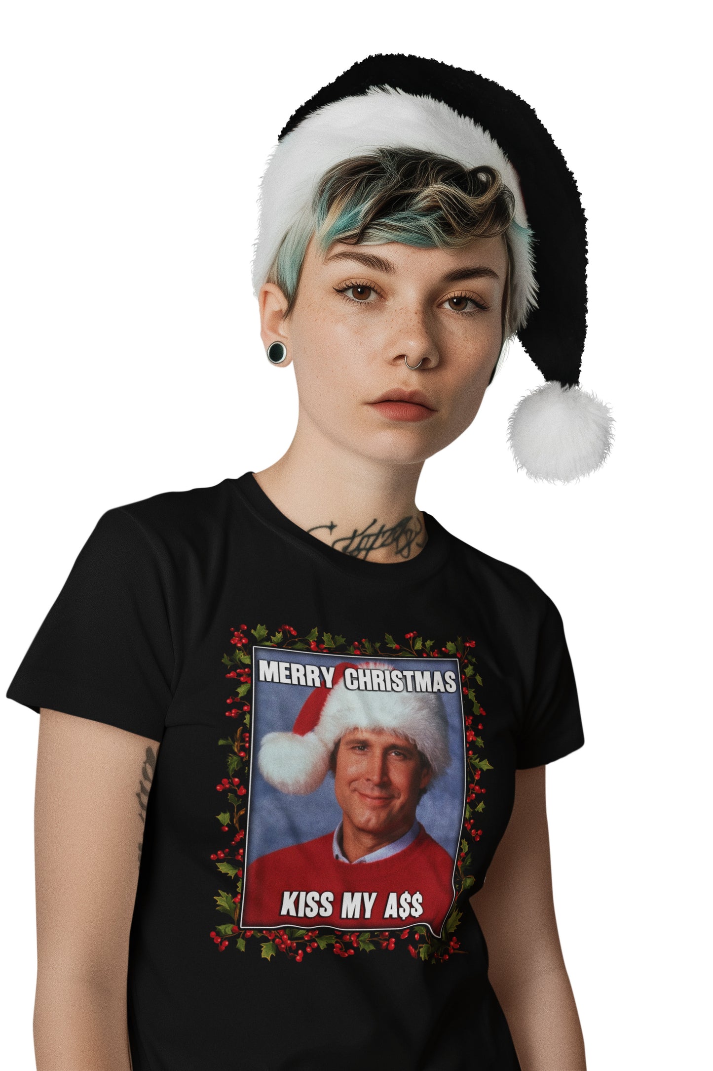 Clark Griswold Merry Christmas - Ladies Tee