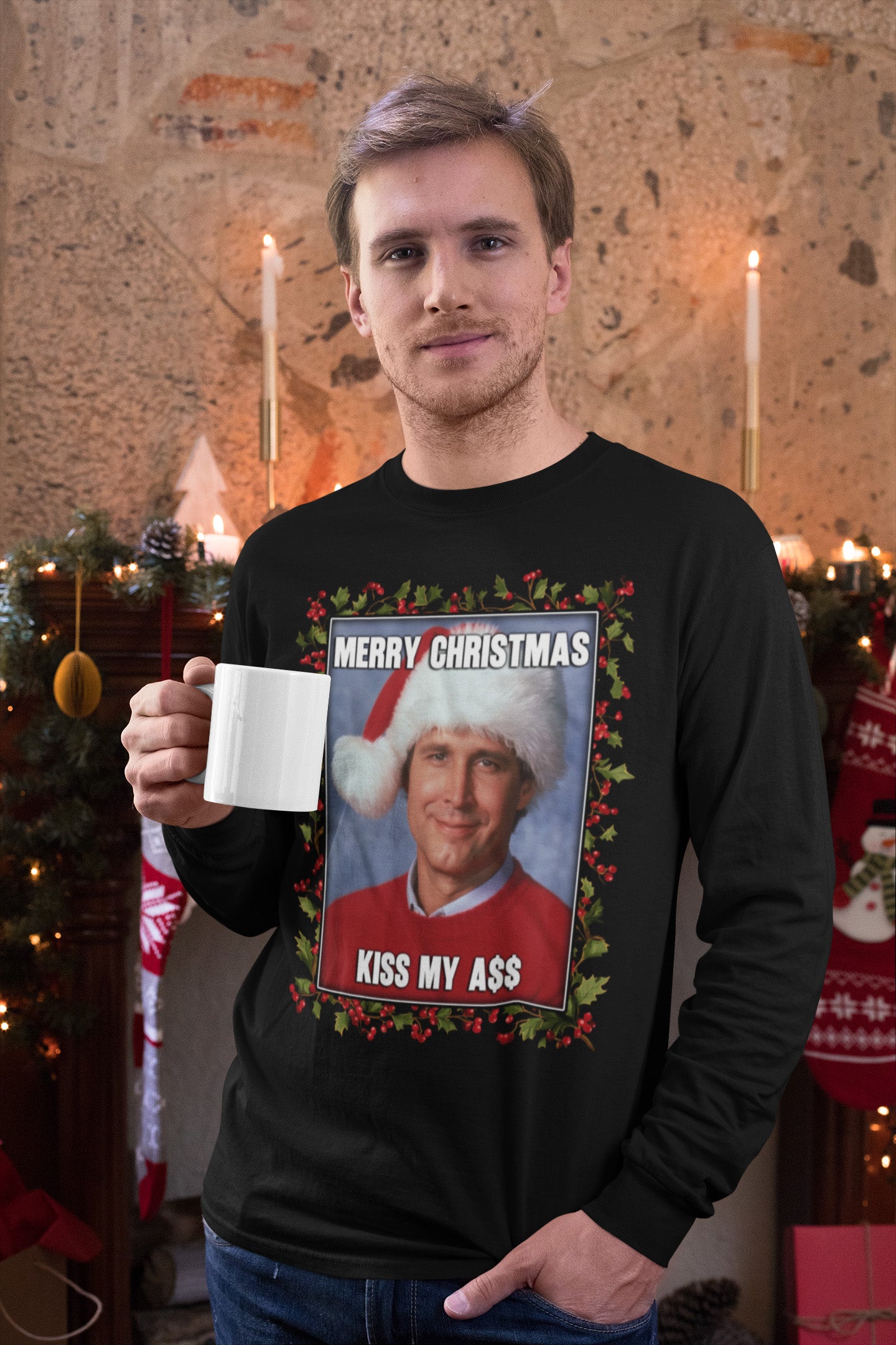 Clark Griswold Merry Christmas - Long Sleeve Tee