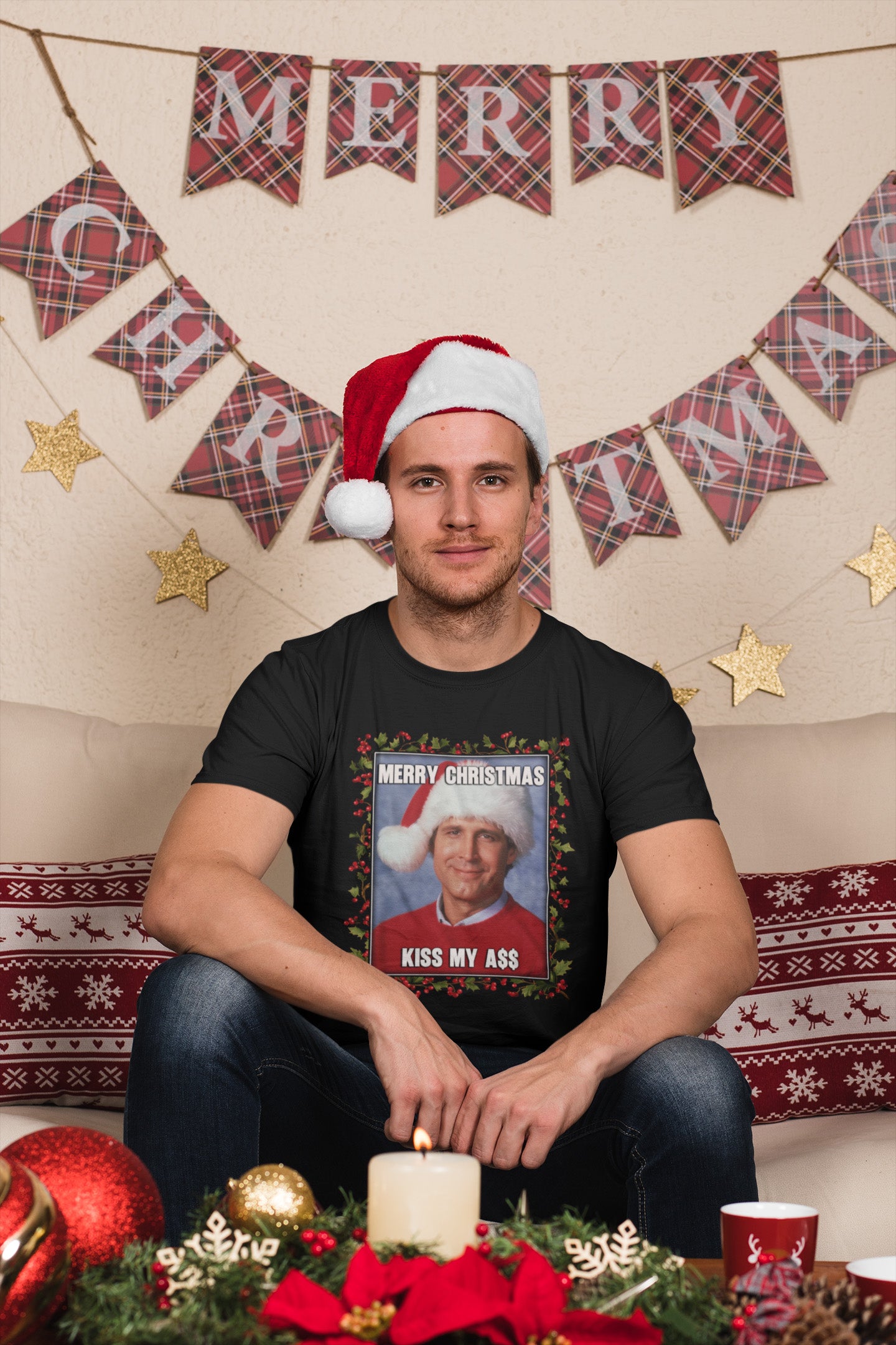 Clark Griswold Merry Christmas - T-Shirt