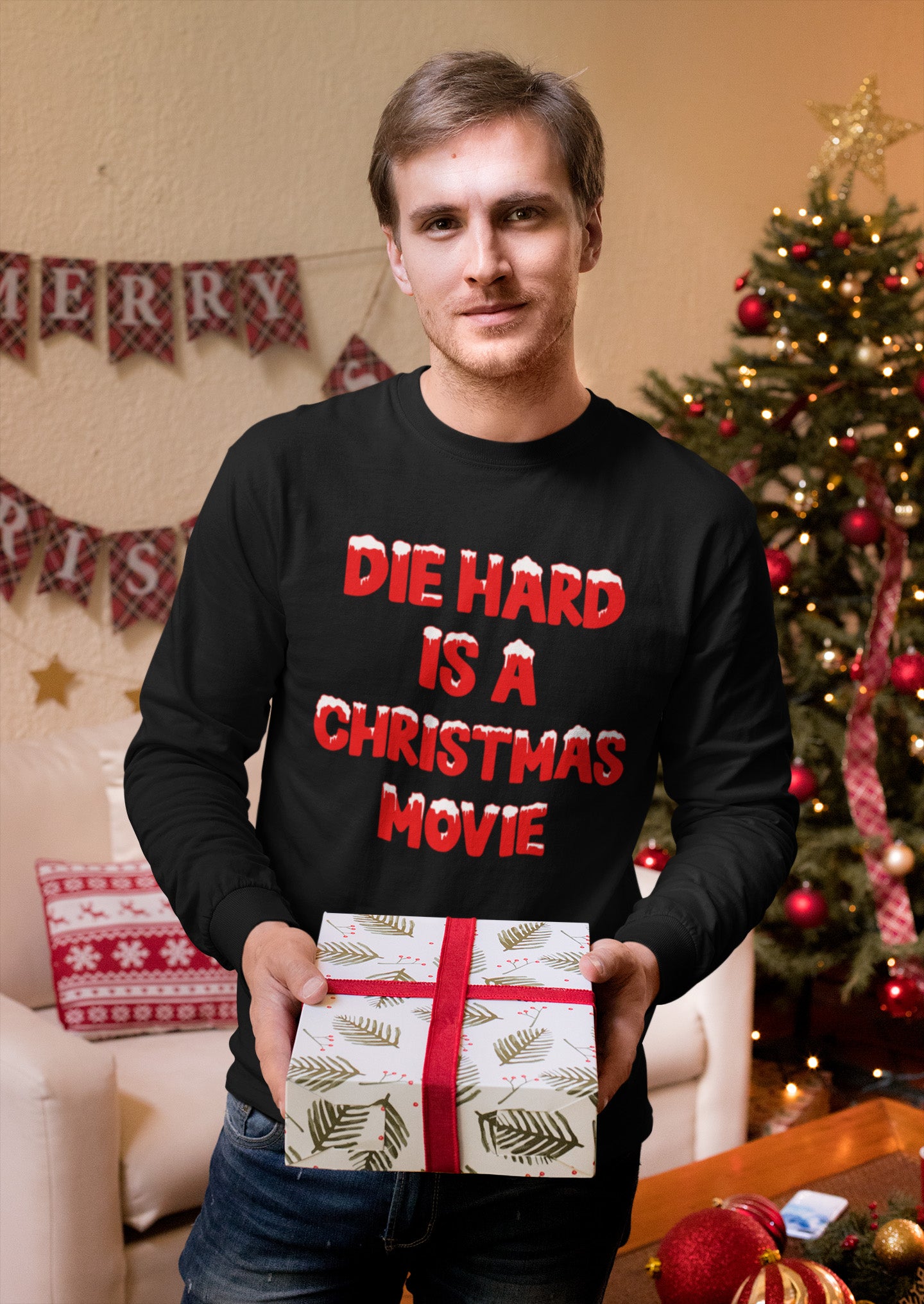 Die Hard Is A Christmas Movie - Long Sleeve Tee