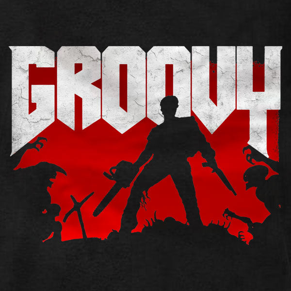 Evil Dead Groovy Doom - T-Shirt - Absurd Ink