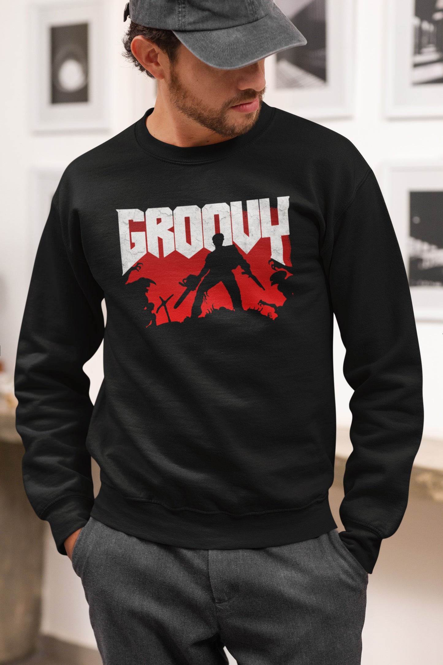 Evil Dead Groovy Doom - Sweatshirt