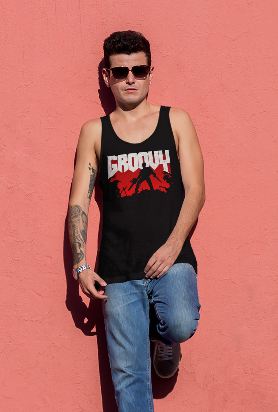 Evil Dead Groovy Doom - Tank Top