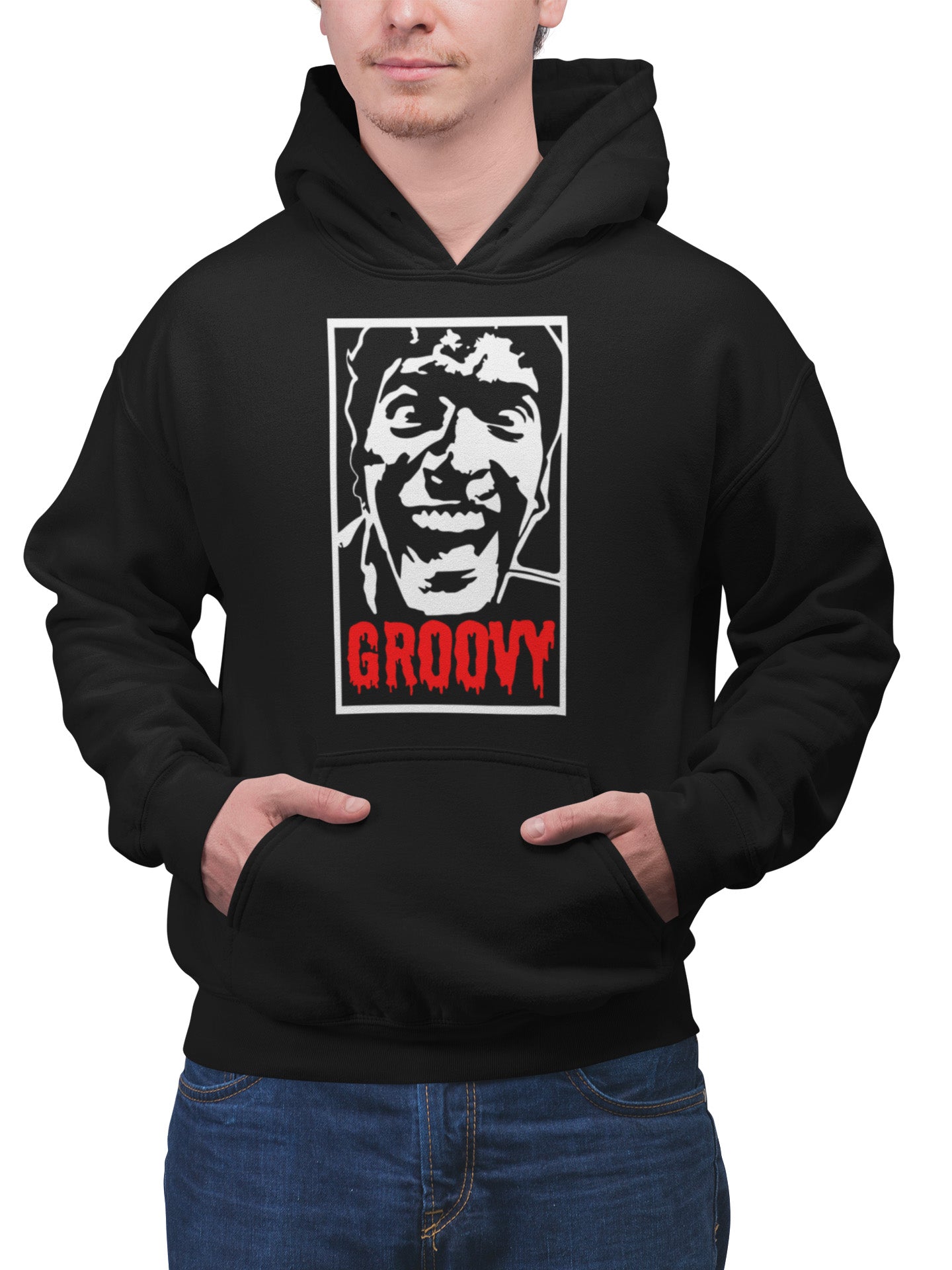 Evil Dead Groovy - Hoodie - Absurd Ink