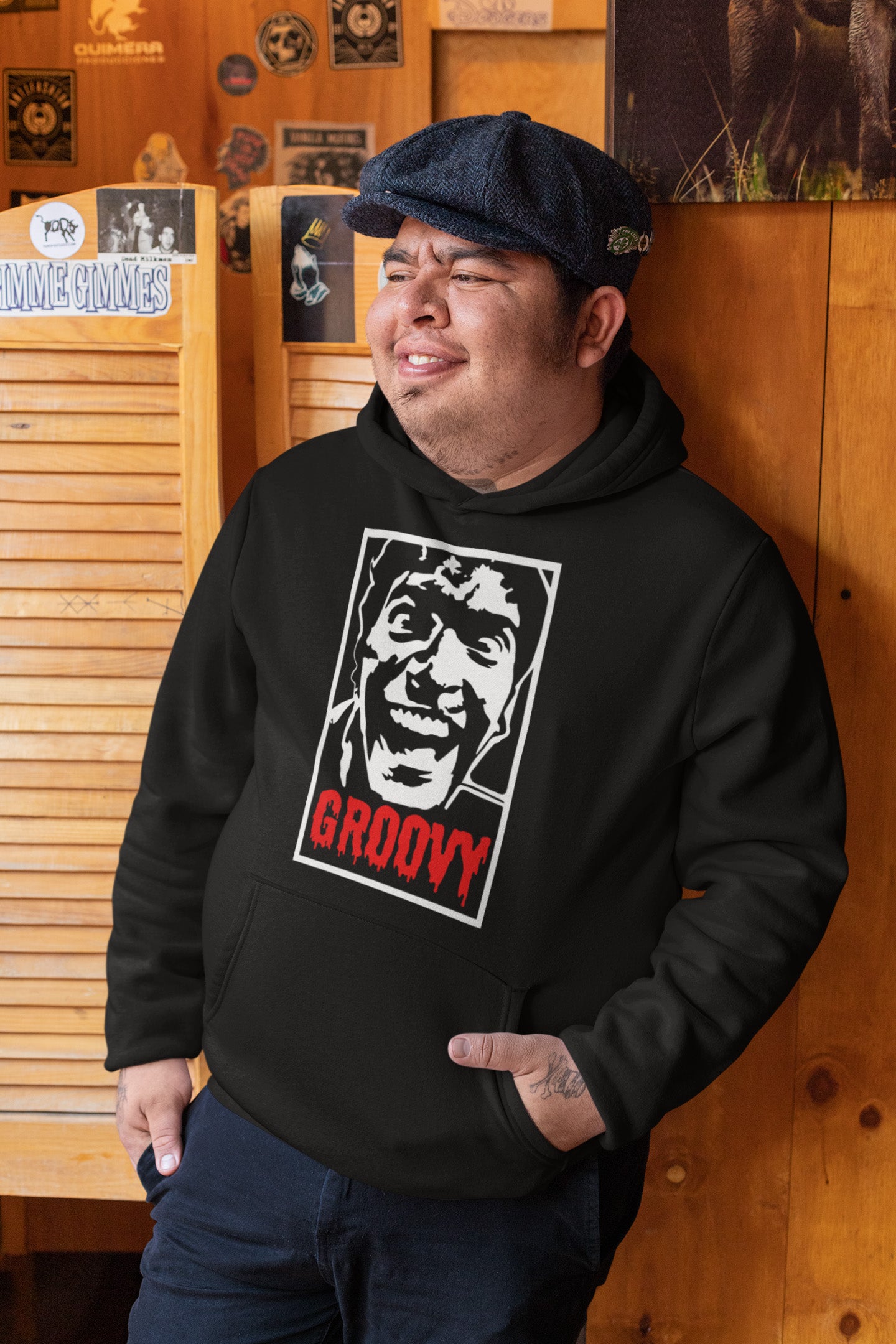Evil Dead Groovy - Hoodie - Absurd Ink