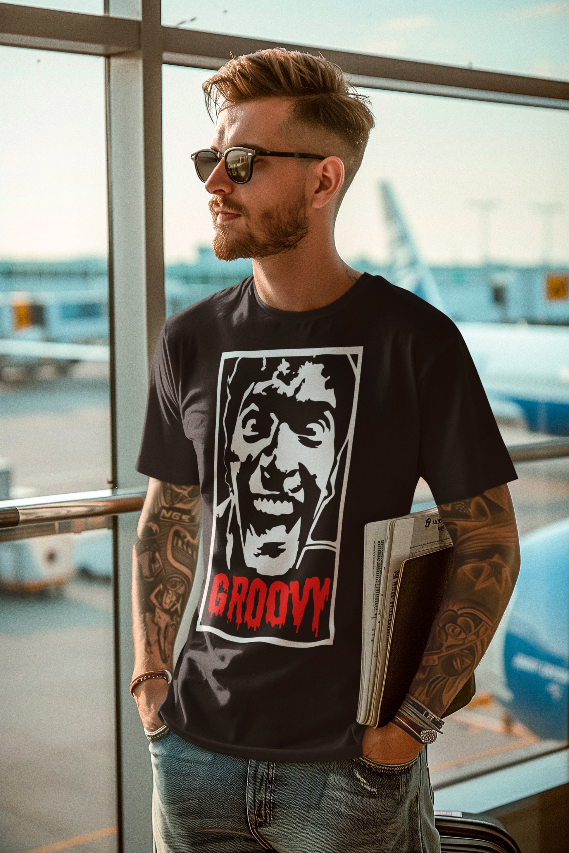 Evil Dead Groovy - T-Shirt - Absurd Ink