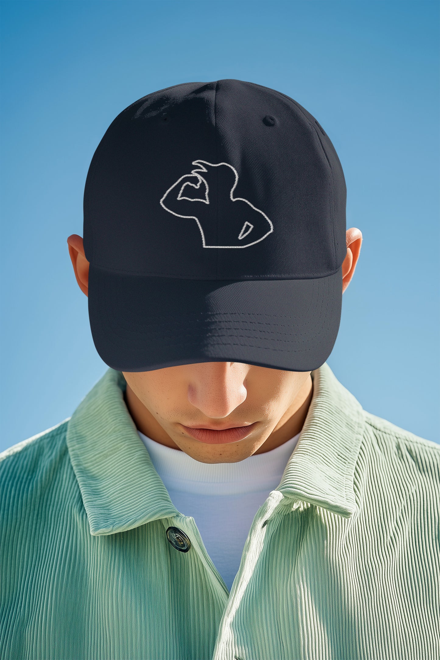 Fight Milk Fitted Baseball Cap - Absurd Ink