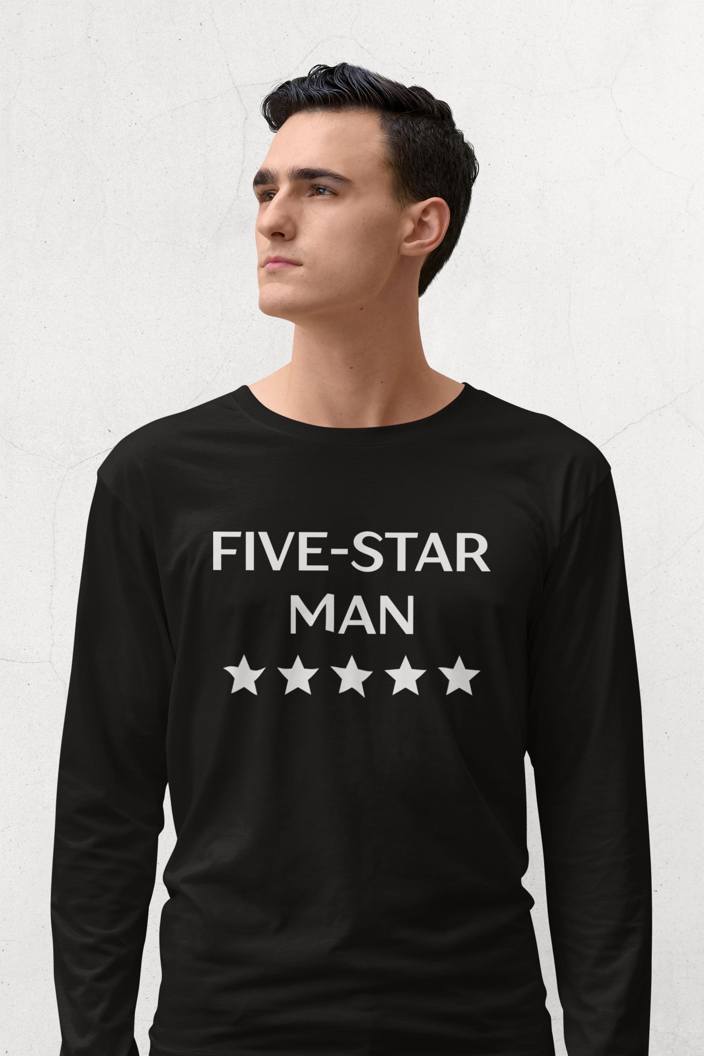 Five-Star Man - Long Sleeve Tee