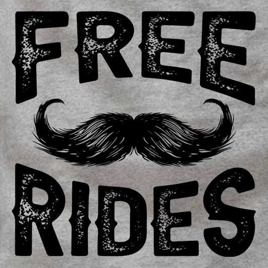 Free Mustache Rides - T-Shirt