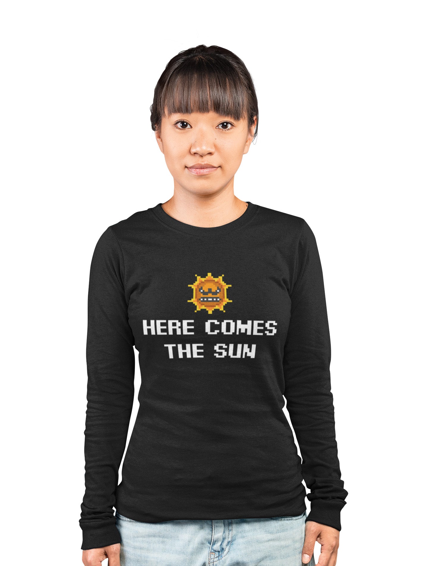 Here Comes The Sun Mario Bros 3 - Long Sleeve Tee