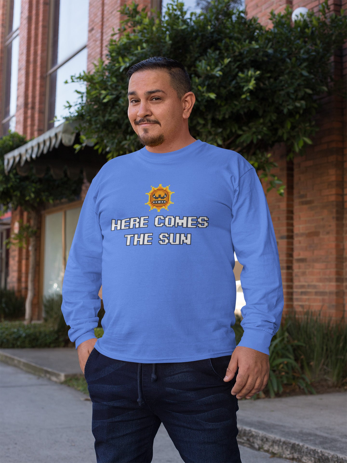 Here Comes The Sun Mario Bros 3 - Long Sleeve Tee