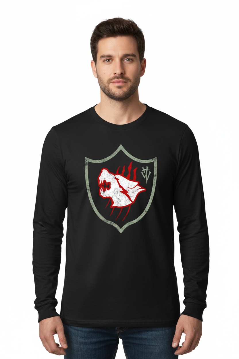 Hound Wolf Squad Distressed - Long Sleeve Tee