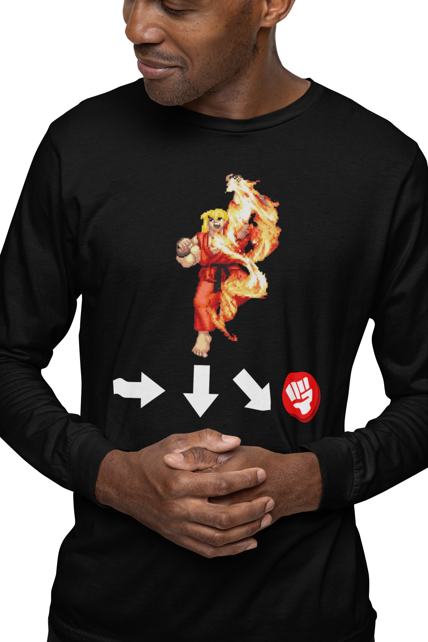 Ken Dragon Punch - Long Sleeve Tee
