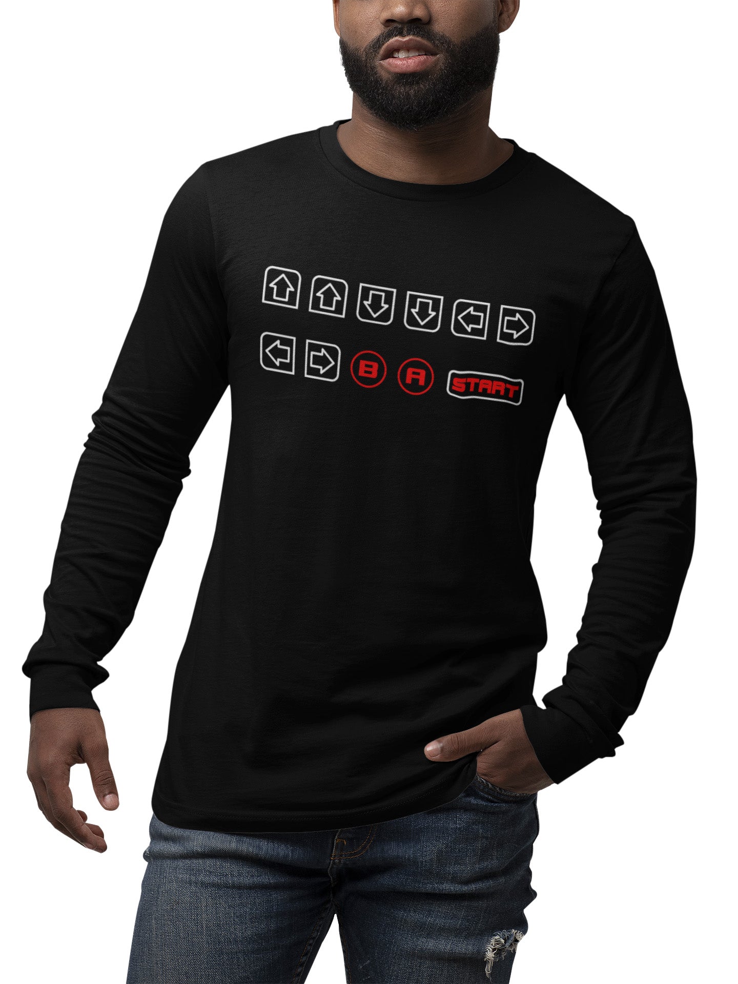 Konami Code - Long Sleeve Tee