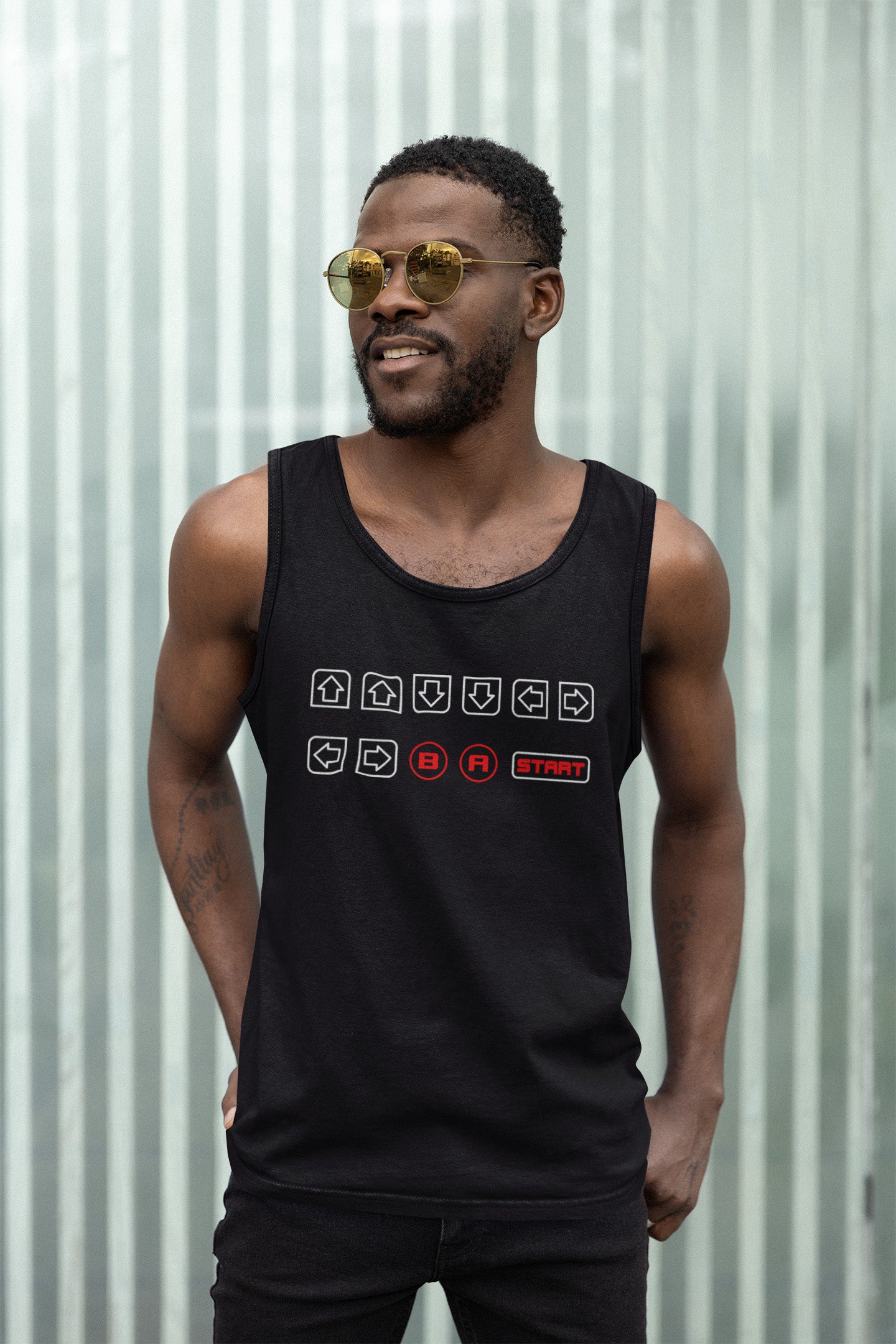 Konami Code - Tank Top