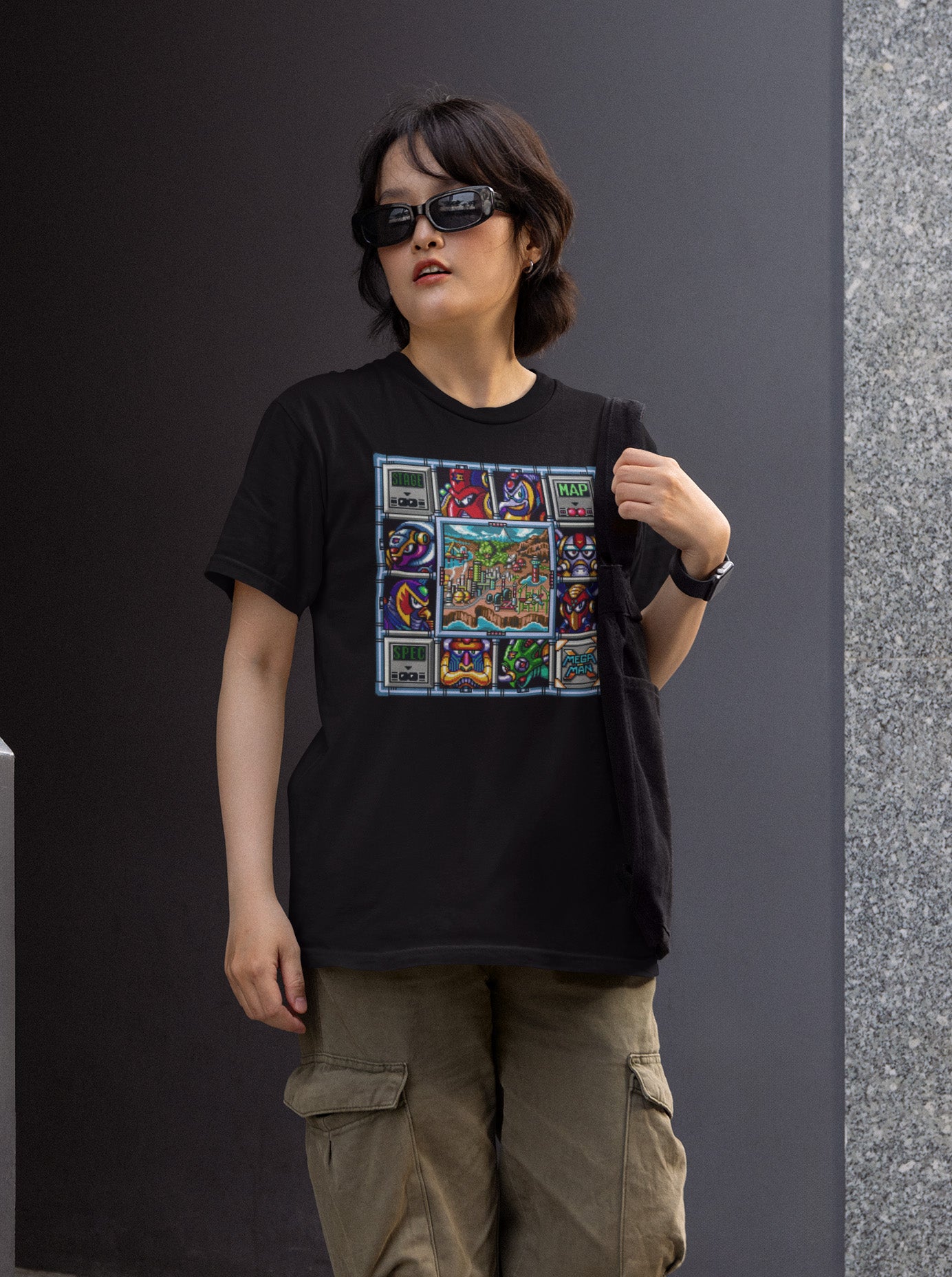 Mega Man X Select Screen - T-Shirt