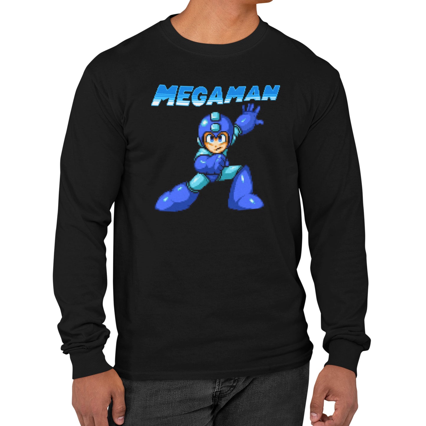 Mega Man 8-Bit 2 - Long Sleeve Tee