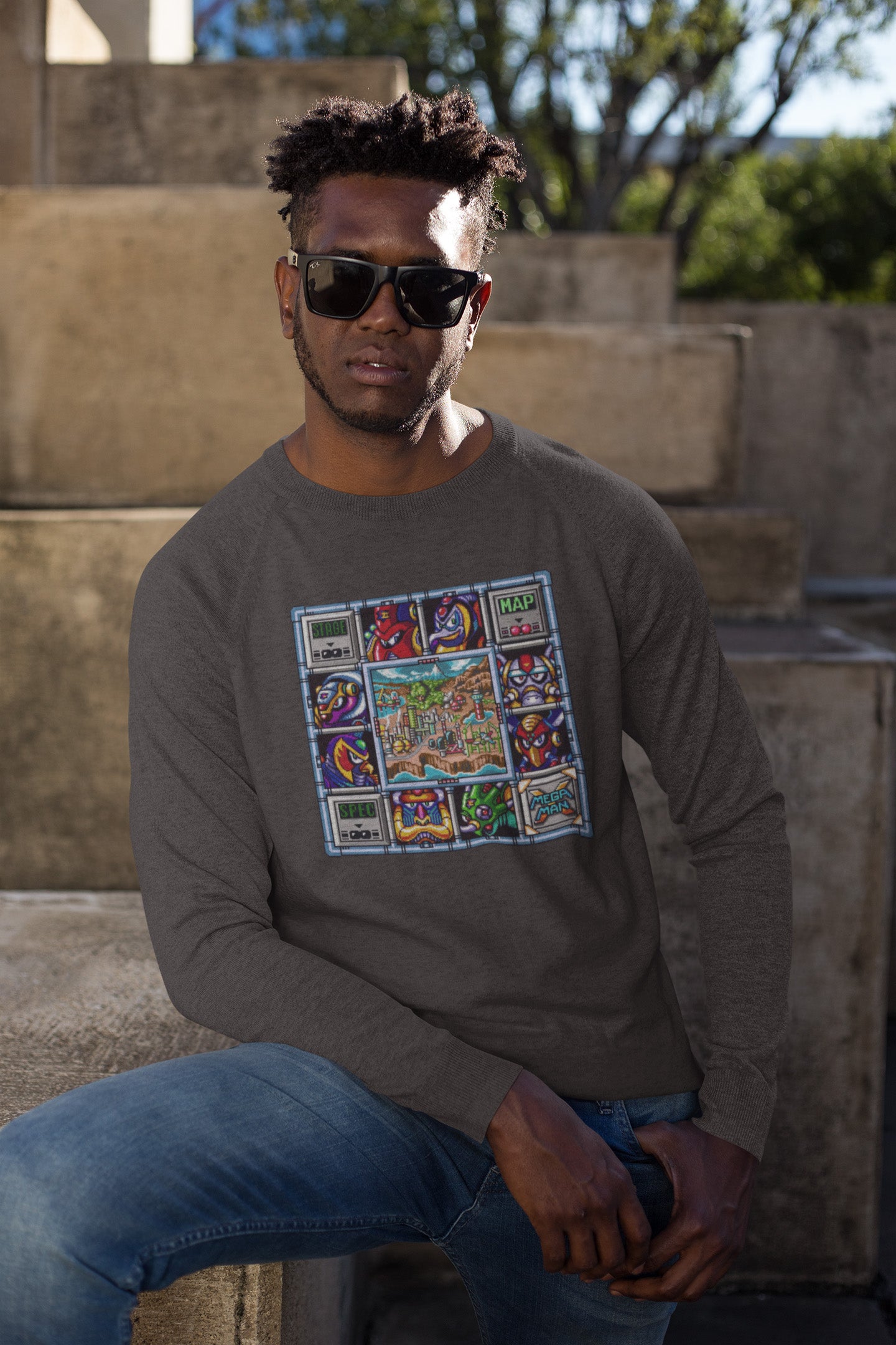 Mega Man X Select Screen - Long Sleeve