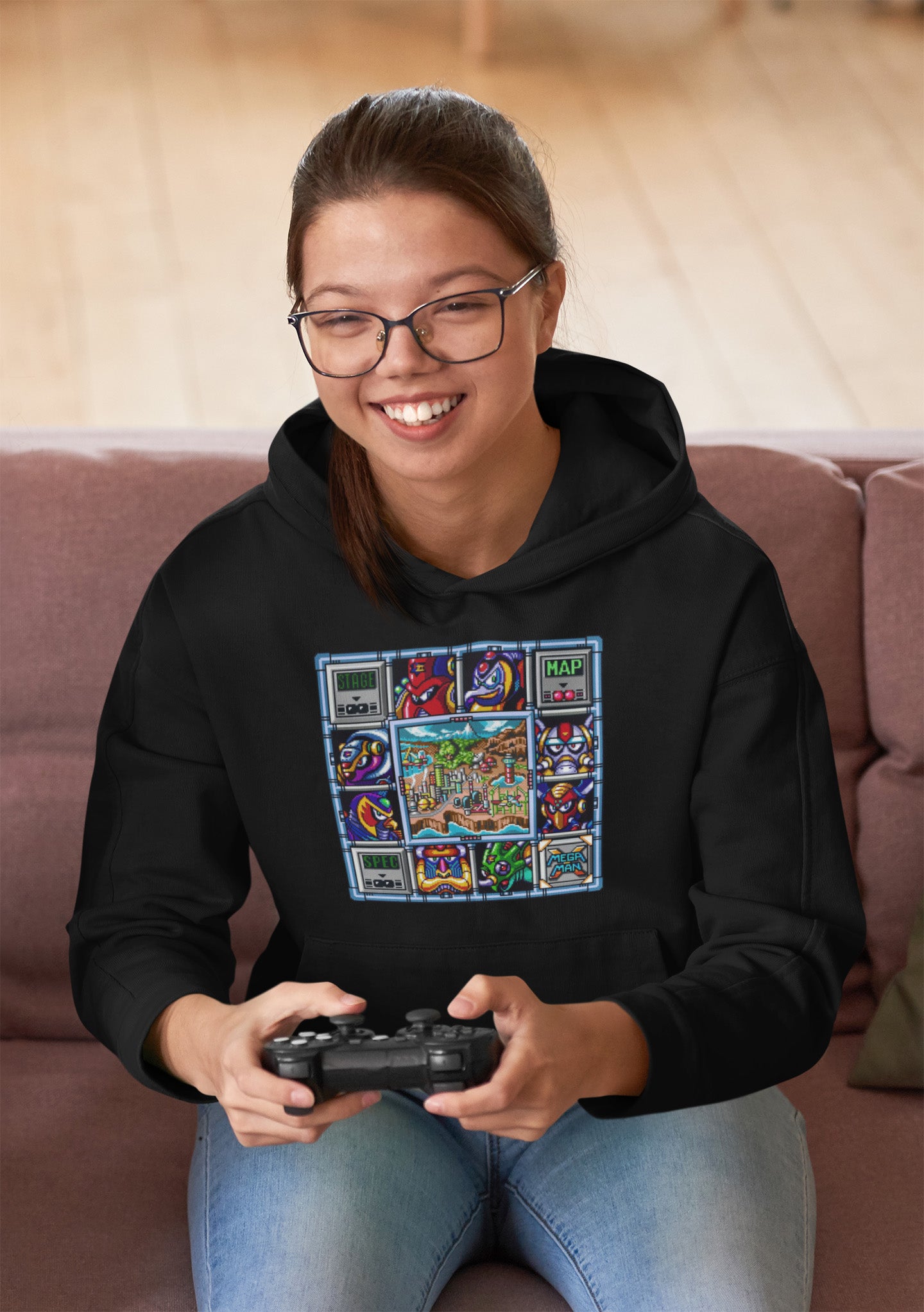 Mega Man X Select Screen - Hoodie