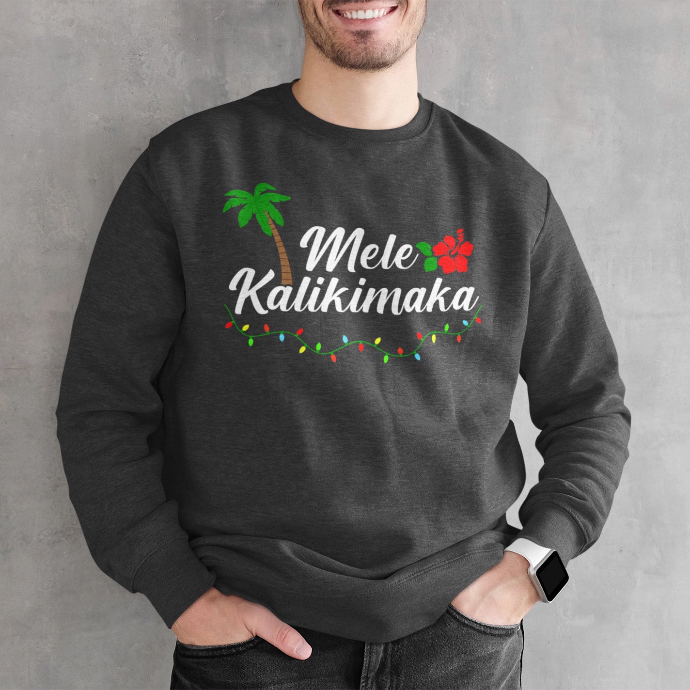Mele Kalikimaka - Sweatshirt - Absurd Ink