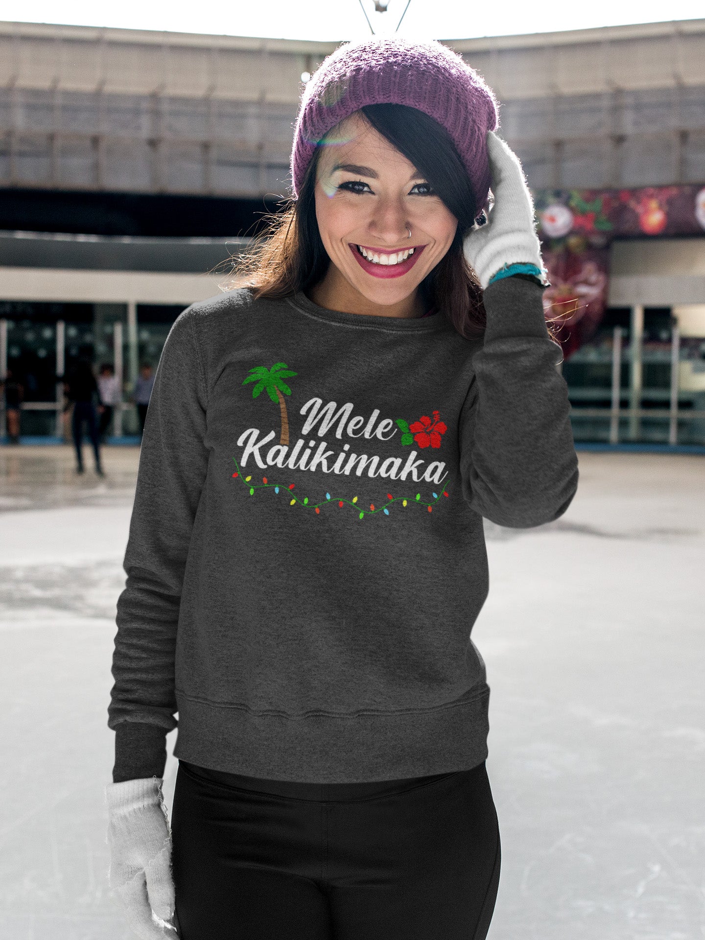 Mele Kalikimaka - Sweatshirt - Absurd Ink