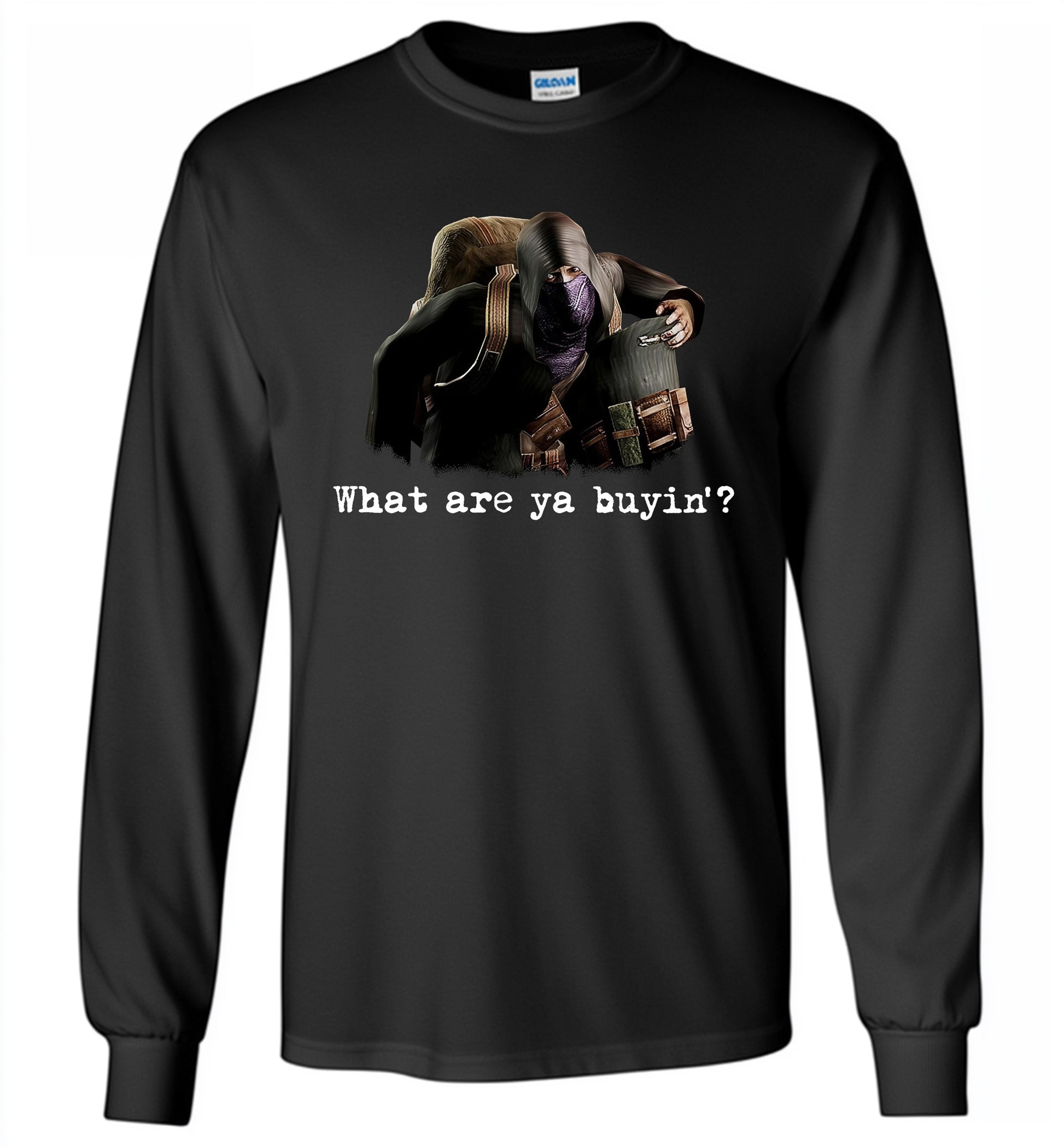 Resident Evil 4 Merchant - Long Sleeve Tee - Absurd Ink