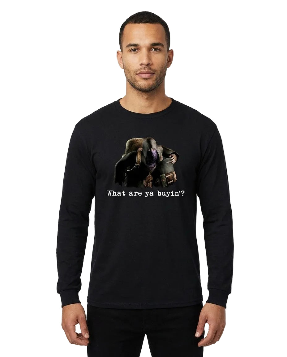 Resident Evil 4 Merchant - Long Sleeve Tee - Absurd Ink