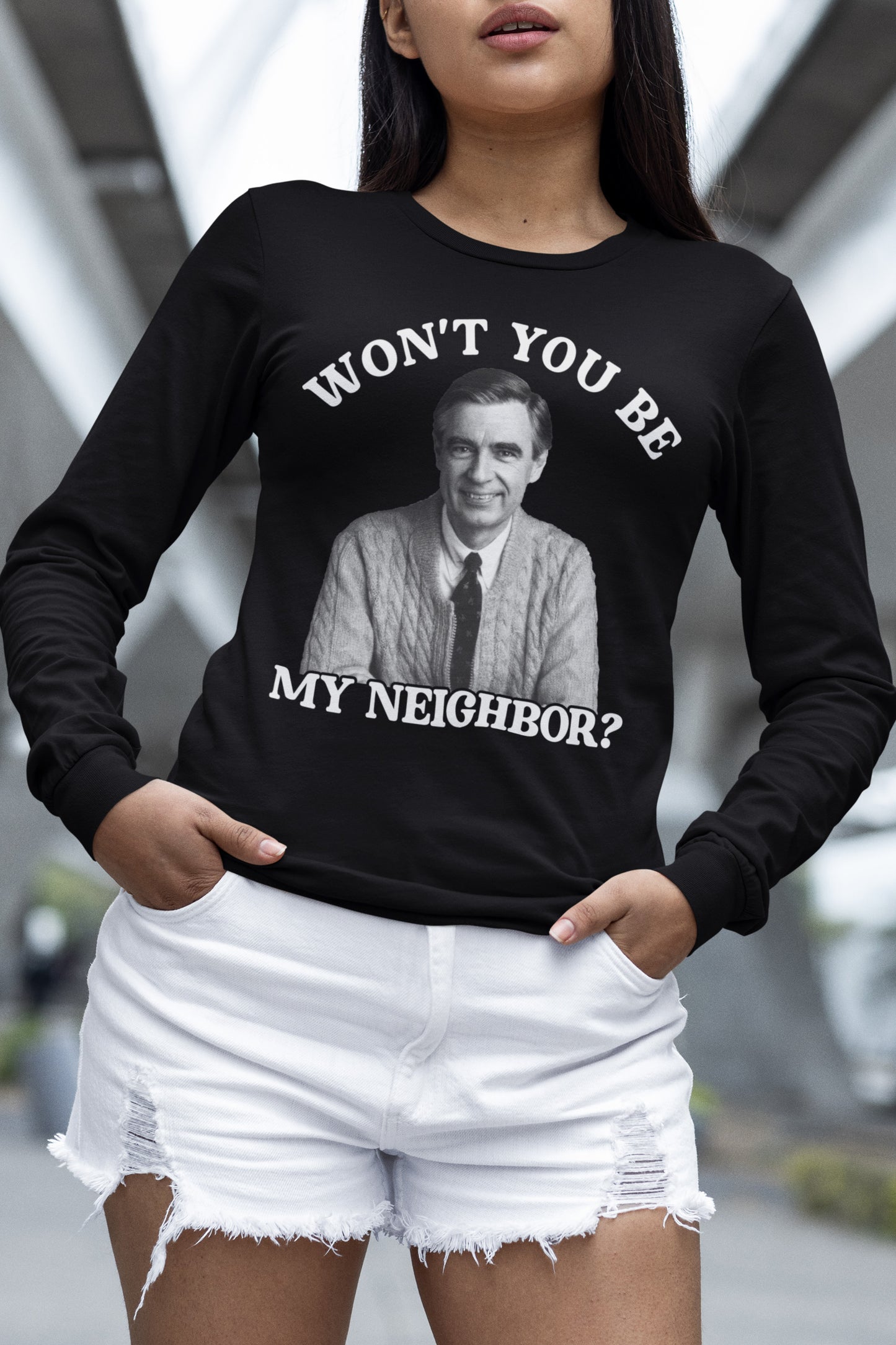 Mister Rogers - Long Sleeve Tee