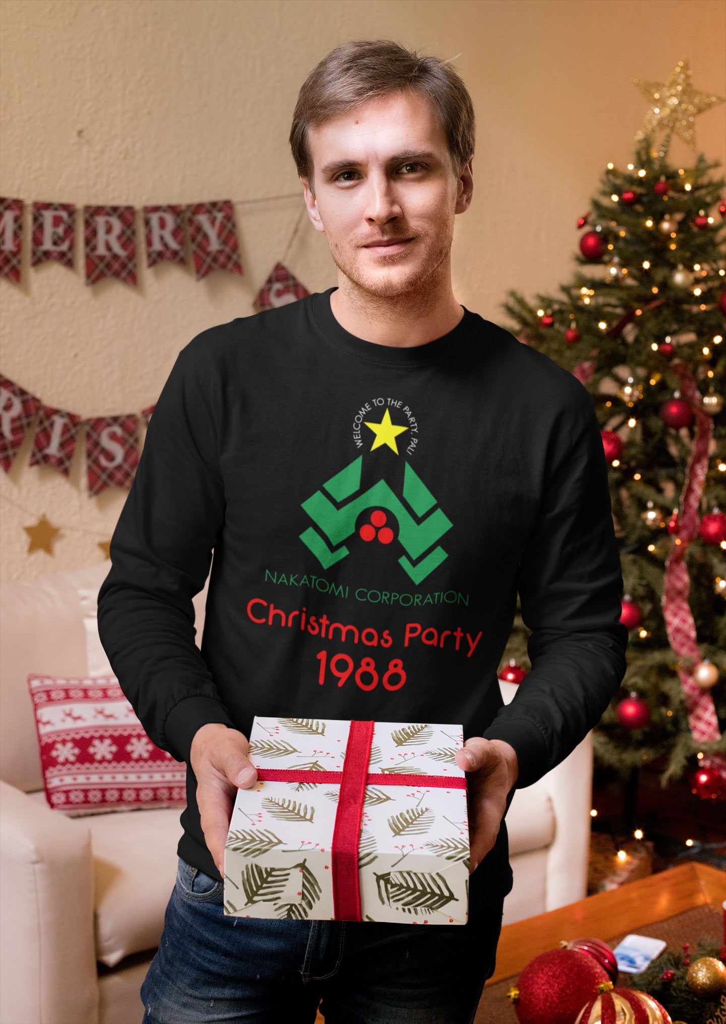 Nakatomi Christmas Party - Long Sleeve Tee