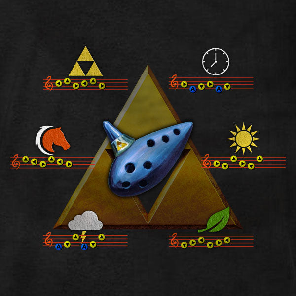 Ocarina Of Time Songs - T-Shirt