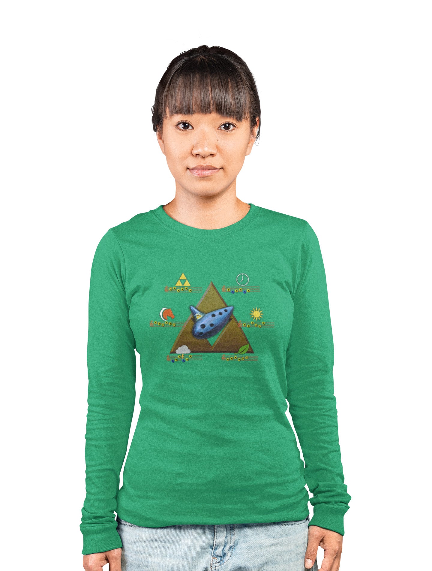 Ocarina Of Time Songs - Long Sleeve Tee