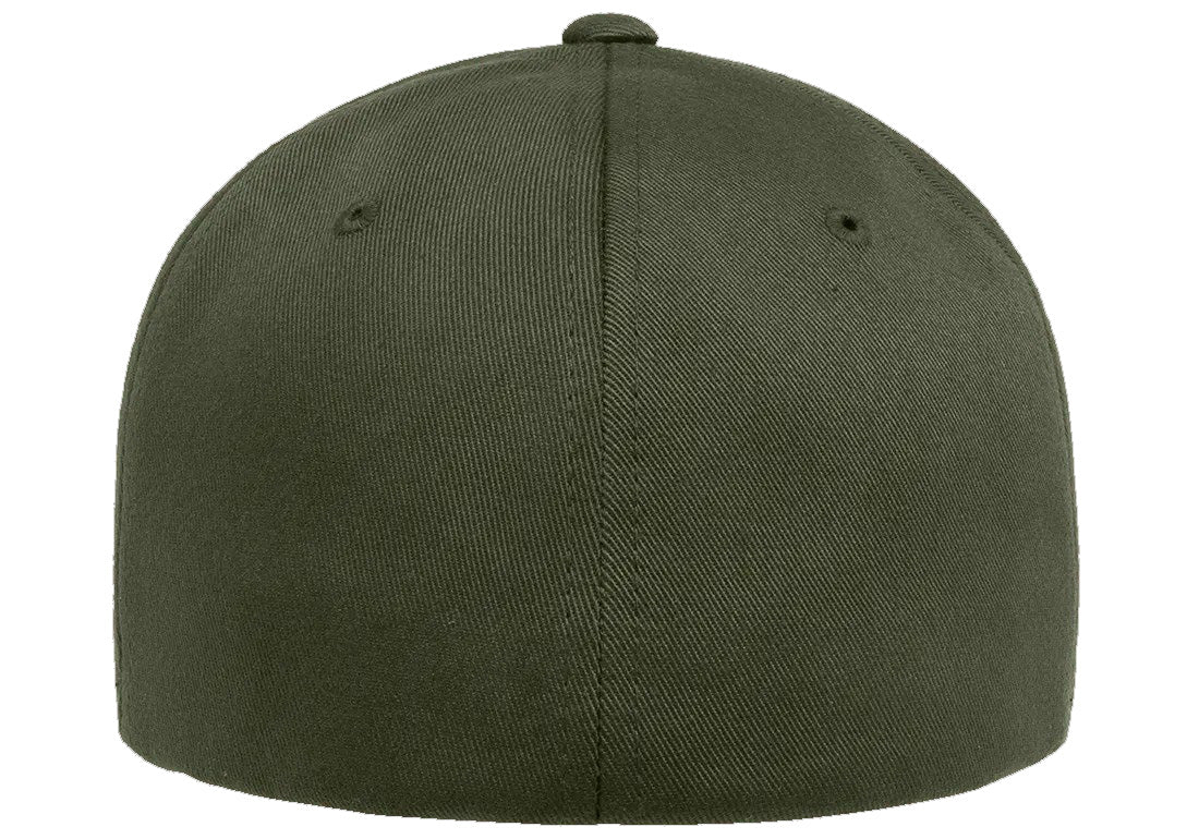 HMFIC - Fitted Baseball Cap (Olive) - Absurd Ink