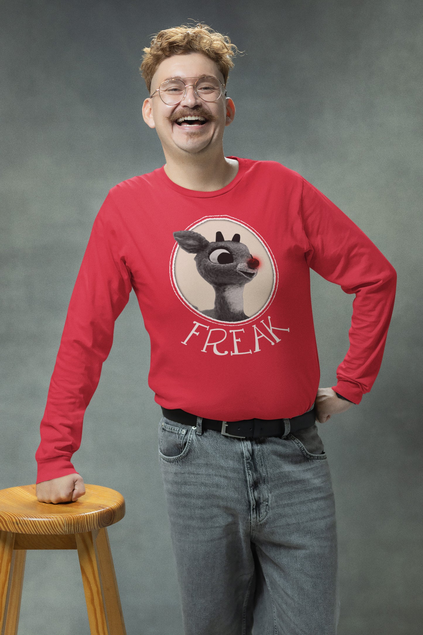 Rudolph Freak - Long Sleeve Tee