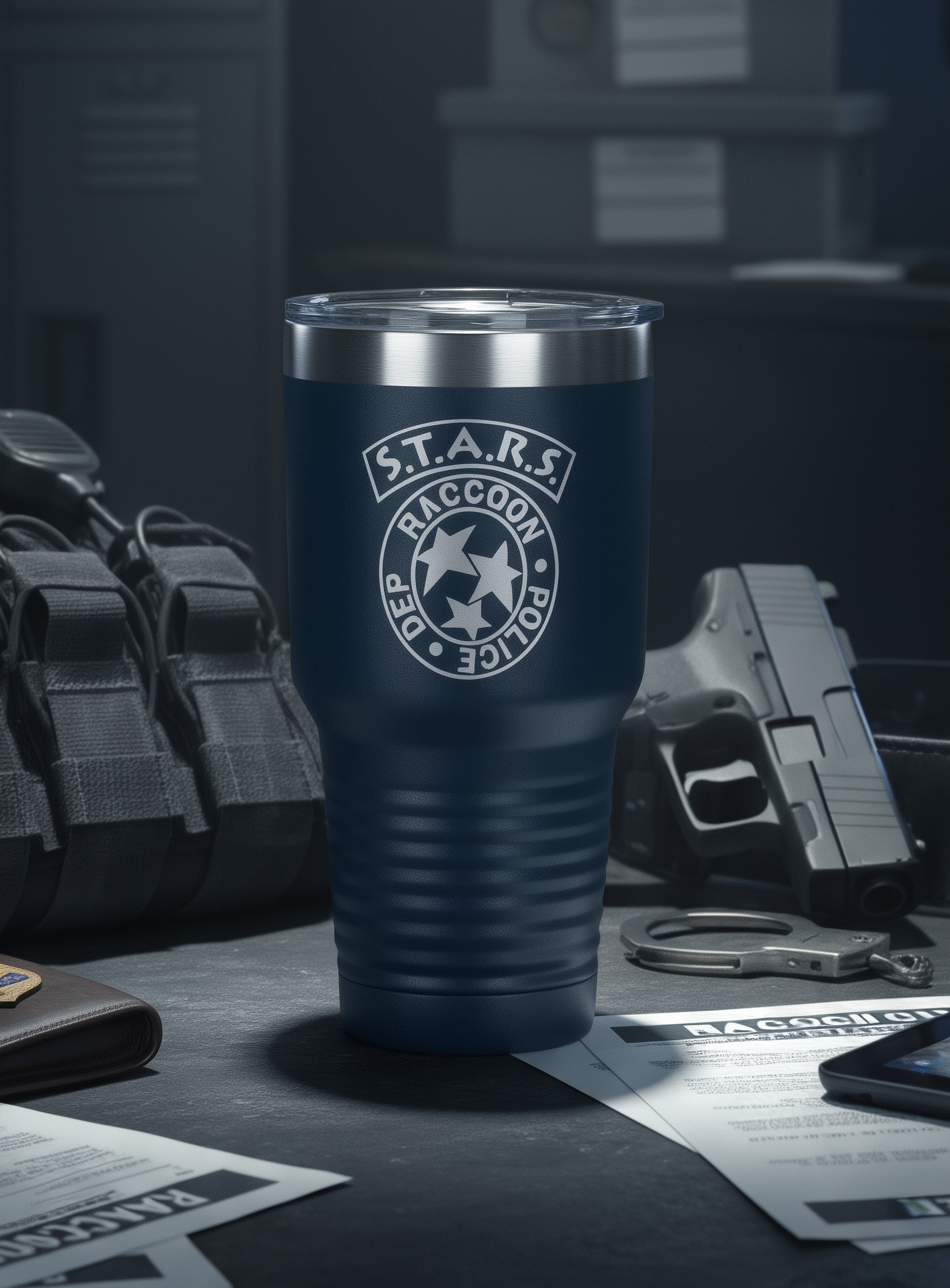 Resident Evil S.T.A.R.S. Tumbler - Absurd Ink