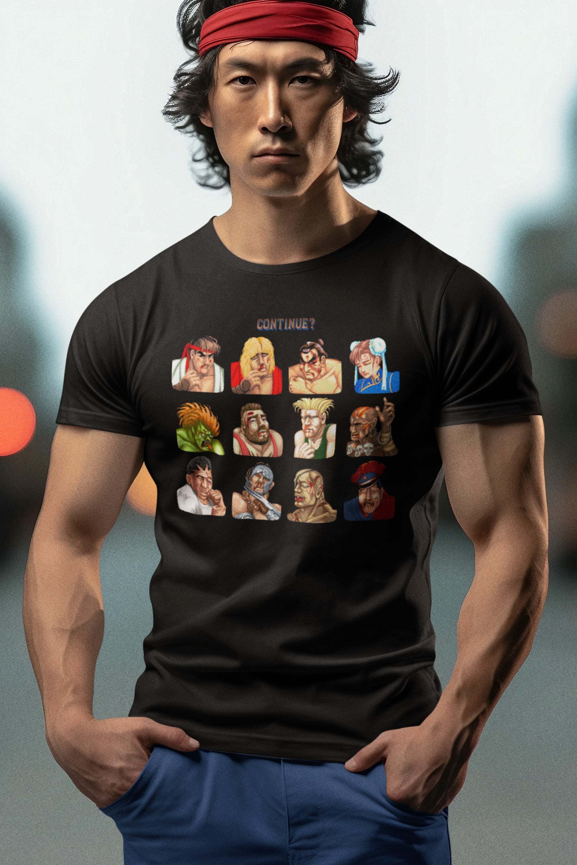 Street Fighter 2 Defeat - T-Shirt – Absurd Ink