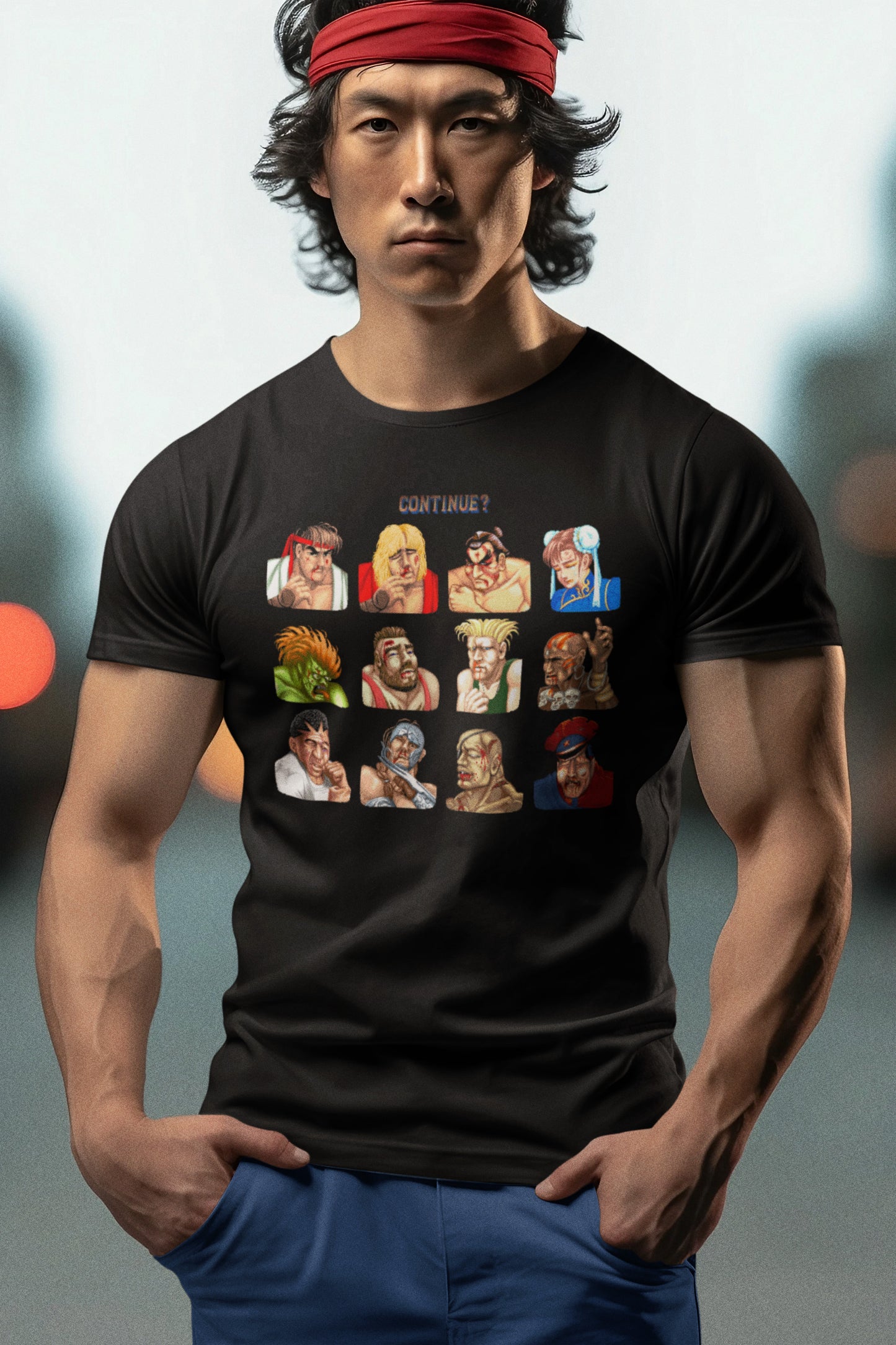Street Fighter 2 Defeat - T-Shirt