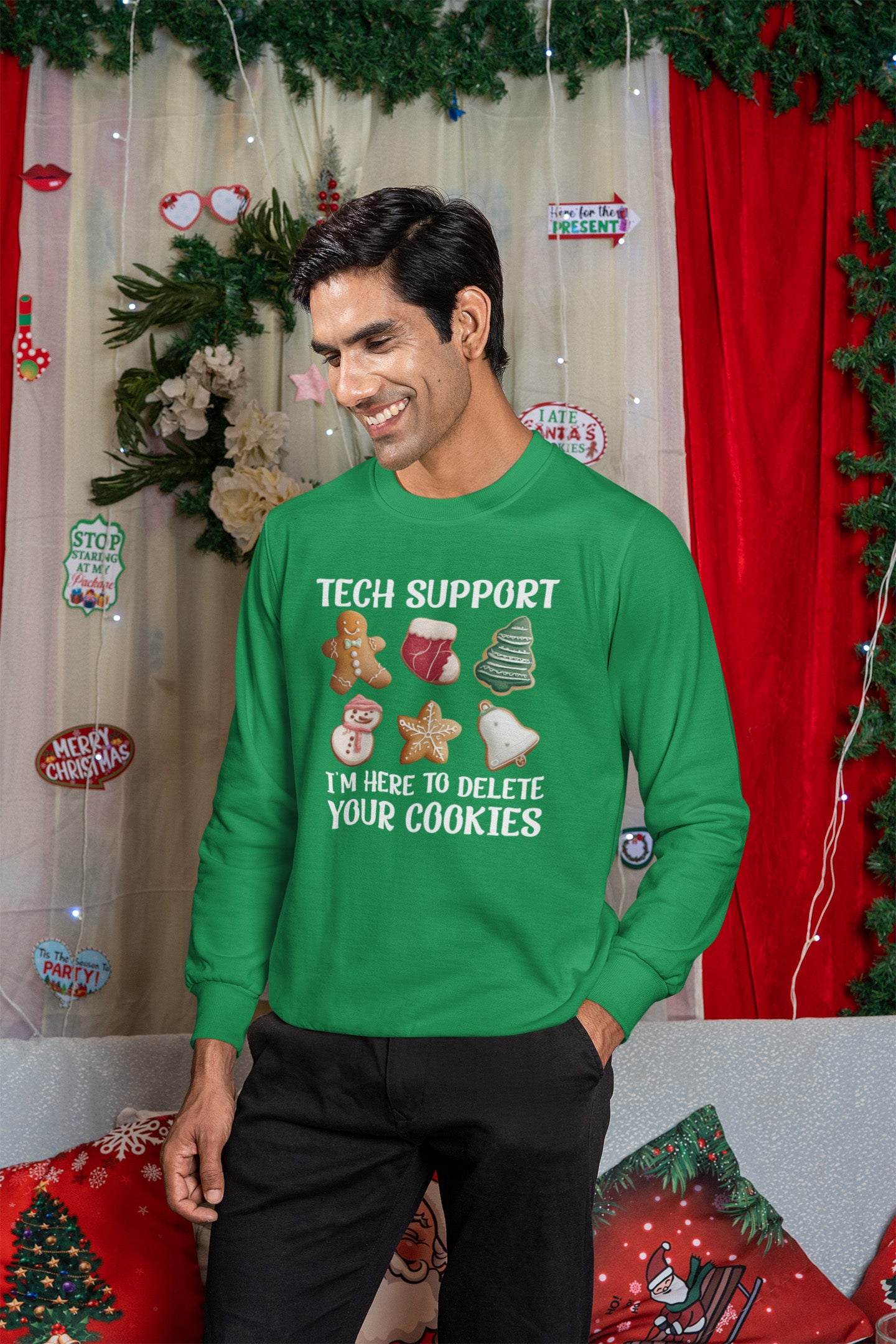 Tech Support Christmas Cookies - Sweatshirt